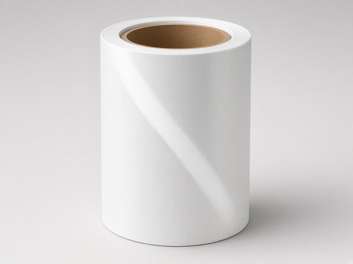 Roll of white engineer grade reflective sheeting